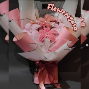 Bucket Bunga Kawat Bulu